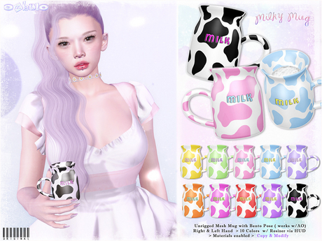 Second Life Marketplace - [ bubble ] Milky Mug